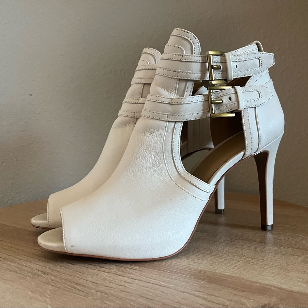 Michael Kors cream booties